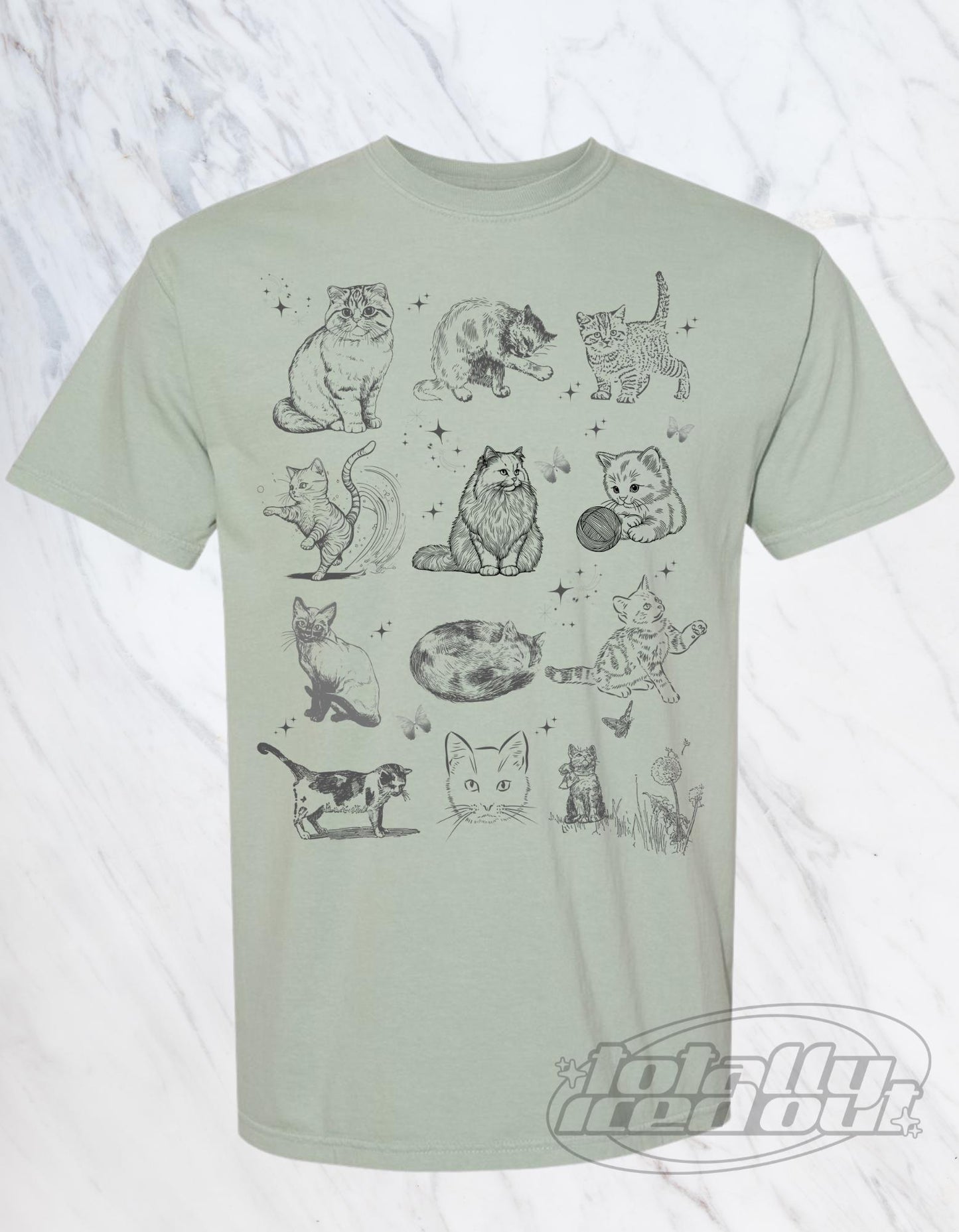a bunch of different colored shirts that say different colors