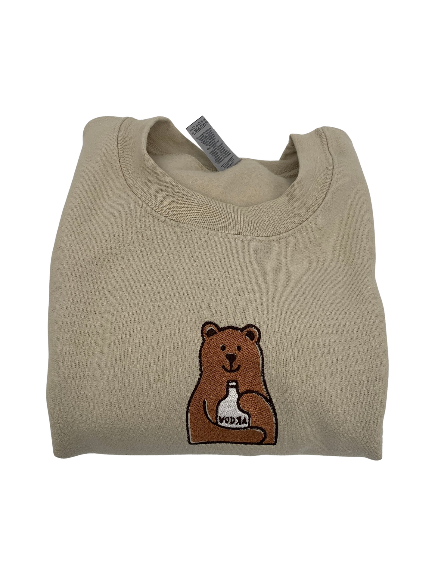 Loopy Bear Embroidered Unisex Crewneck