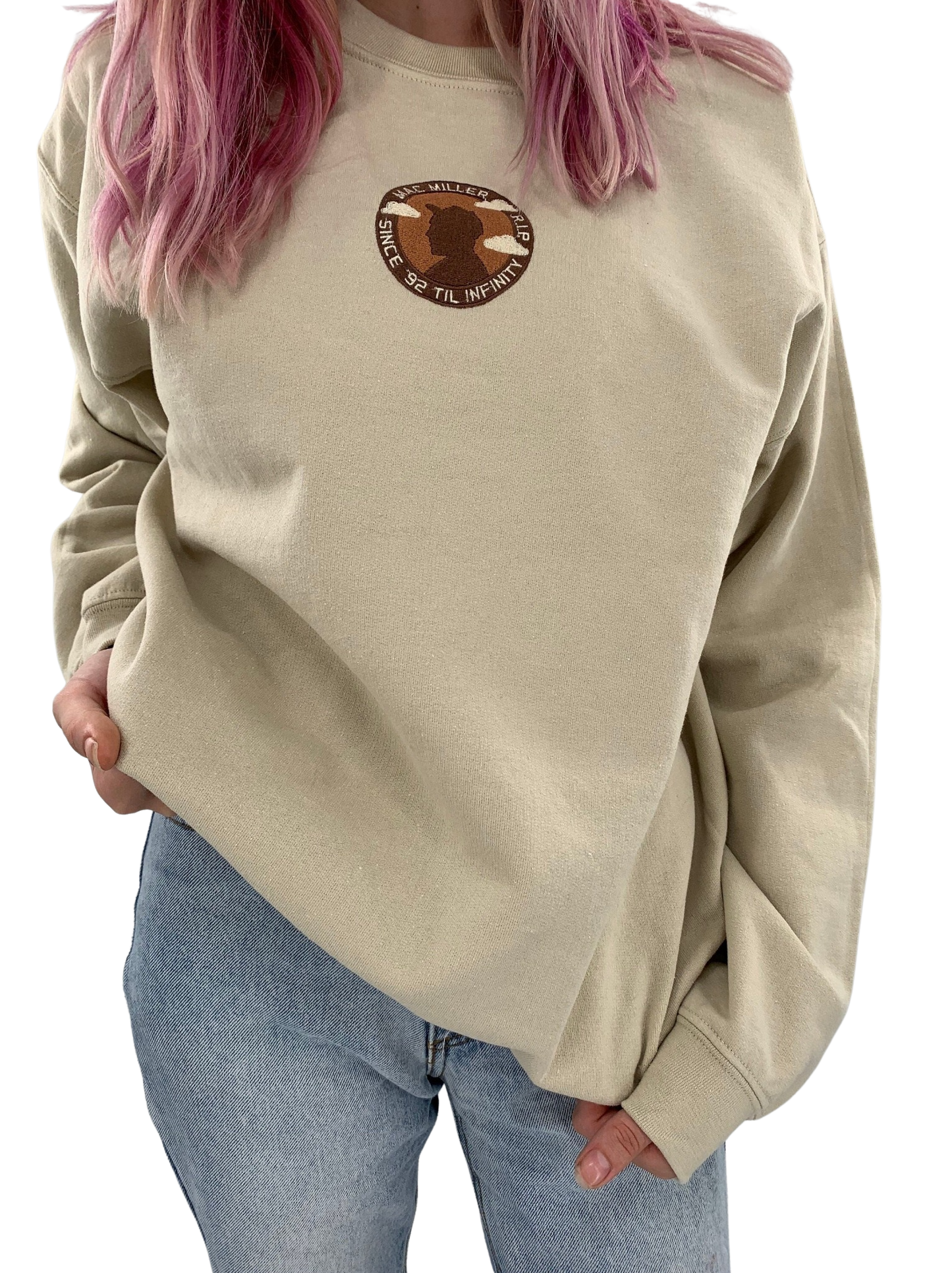 Mac Embroidered Crewneck