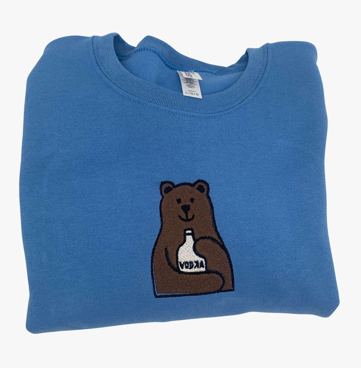 Loopy Bear Embroidered Unisex Crewneck