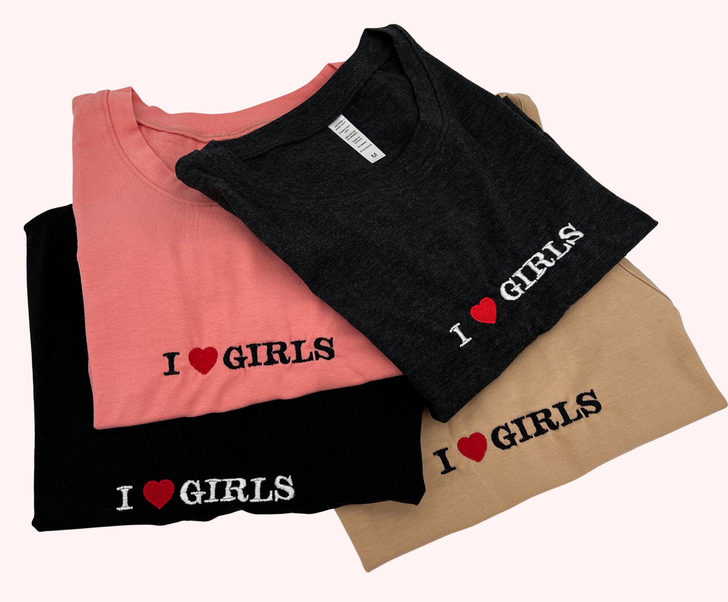 I Love Girls Crop Top or Tank Top