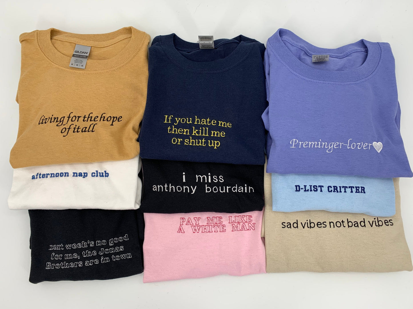 Custom Embroidered Tee