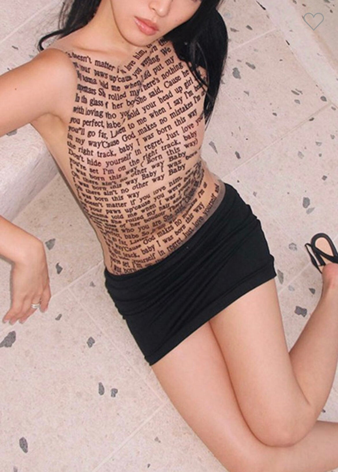 Born This Way Sheer Tank Top