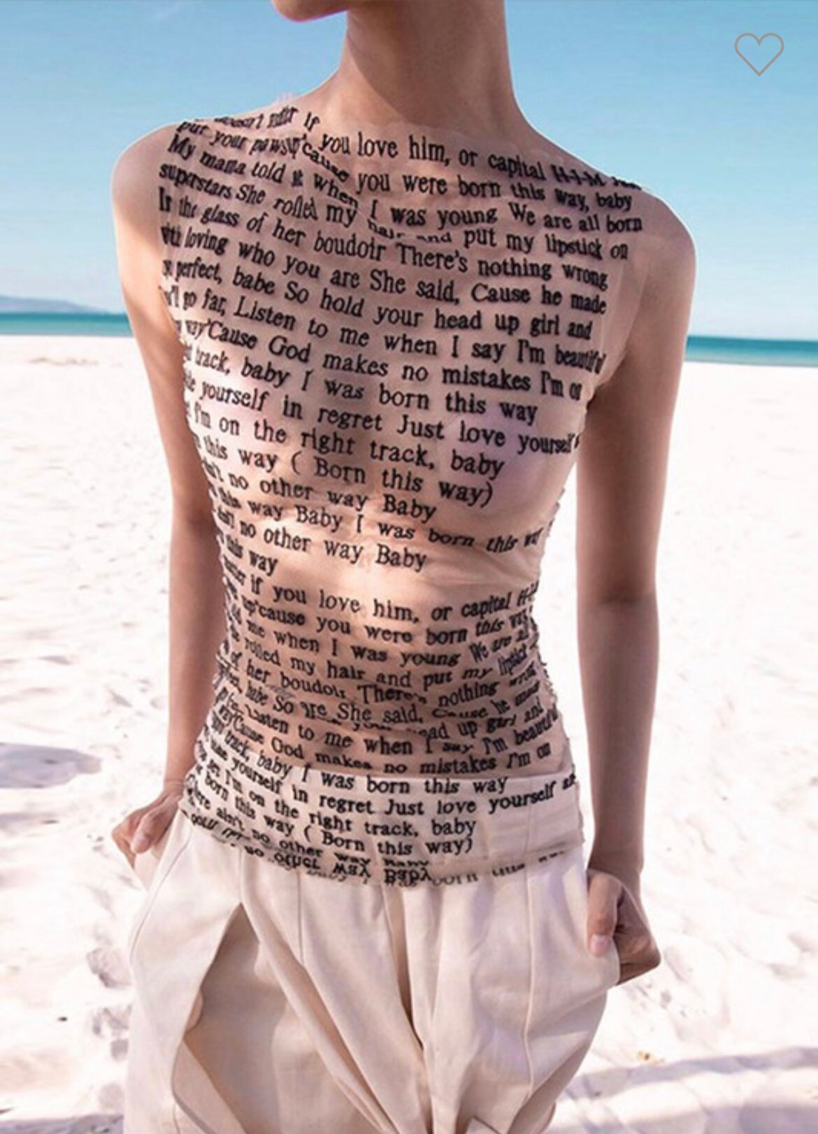 Born This Way Sheer Tank Top