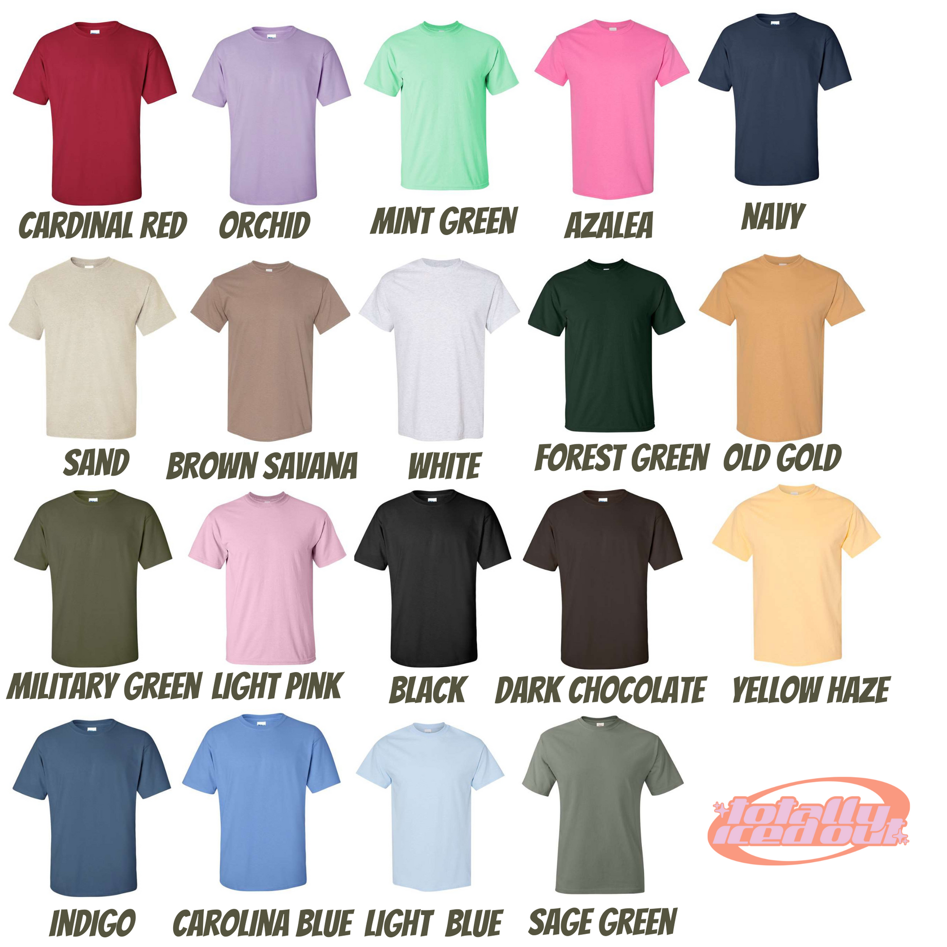 a group of men's t - shirts with different colors