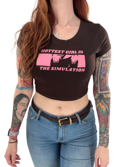 Hottest Girl in the Simulation Baby Tee