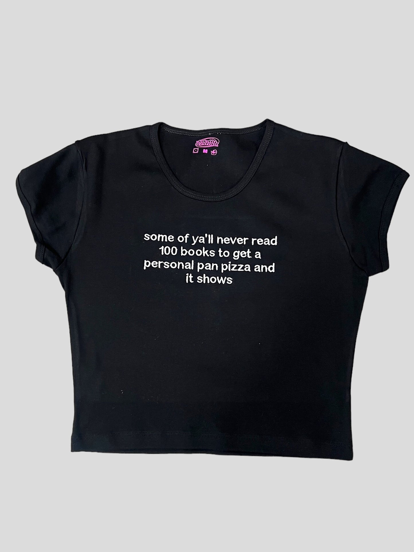 a black t - shirt with the words, some of you&#39;ll never read