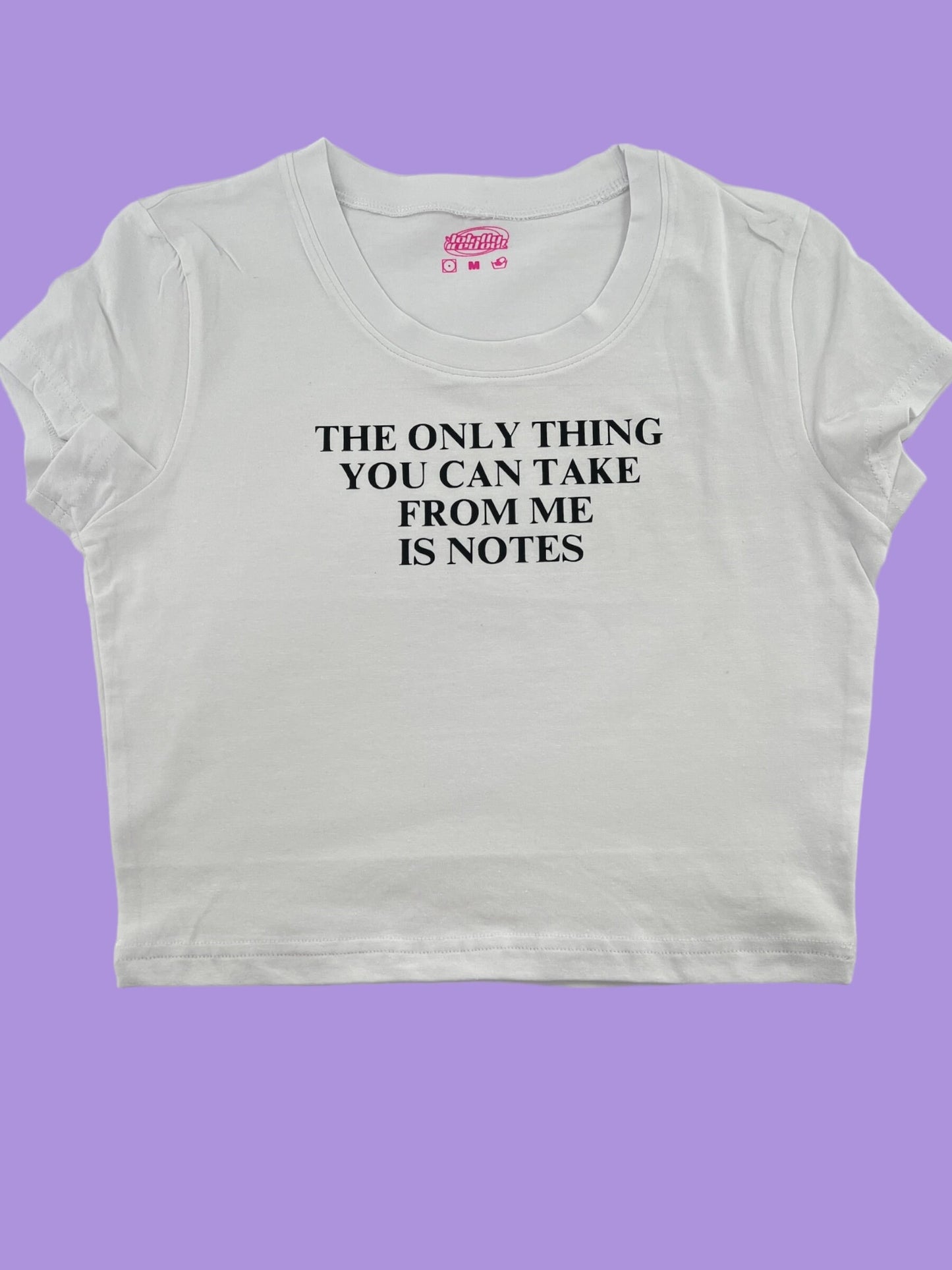 a white t - shirt with the words, the only thing you&#39;re doing