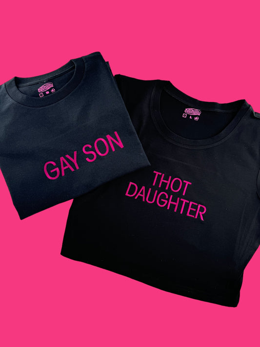 Gay Son Thot Daughter Matching Tee Set