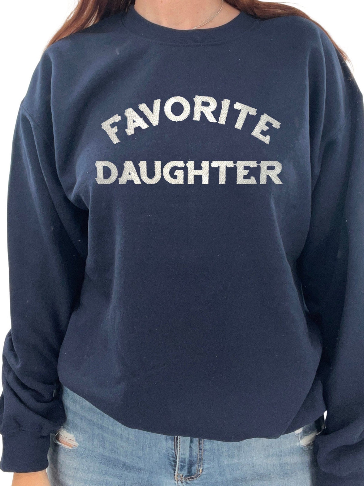 Favorite Daughter Embroidered Crewneck