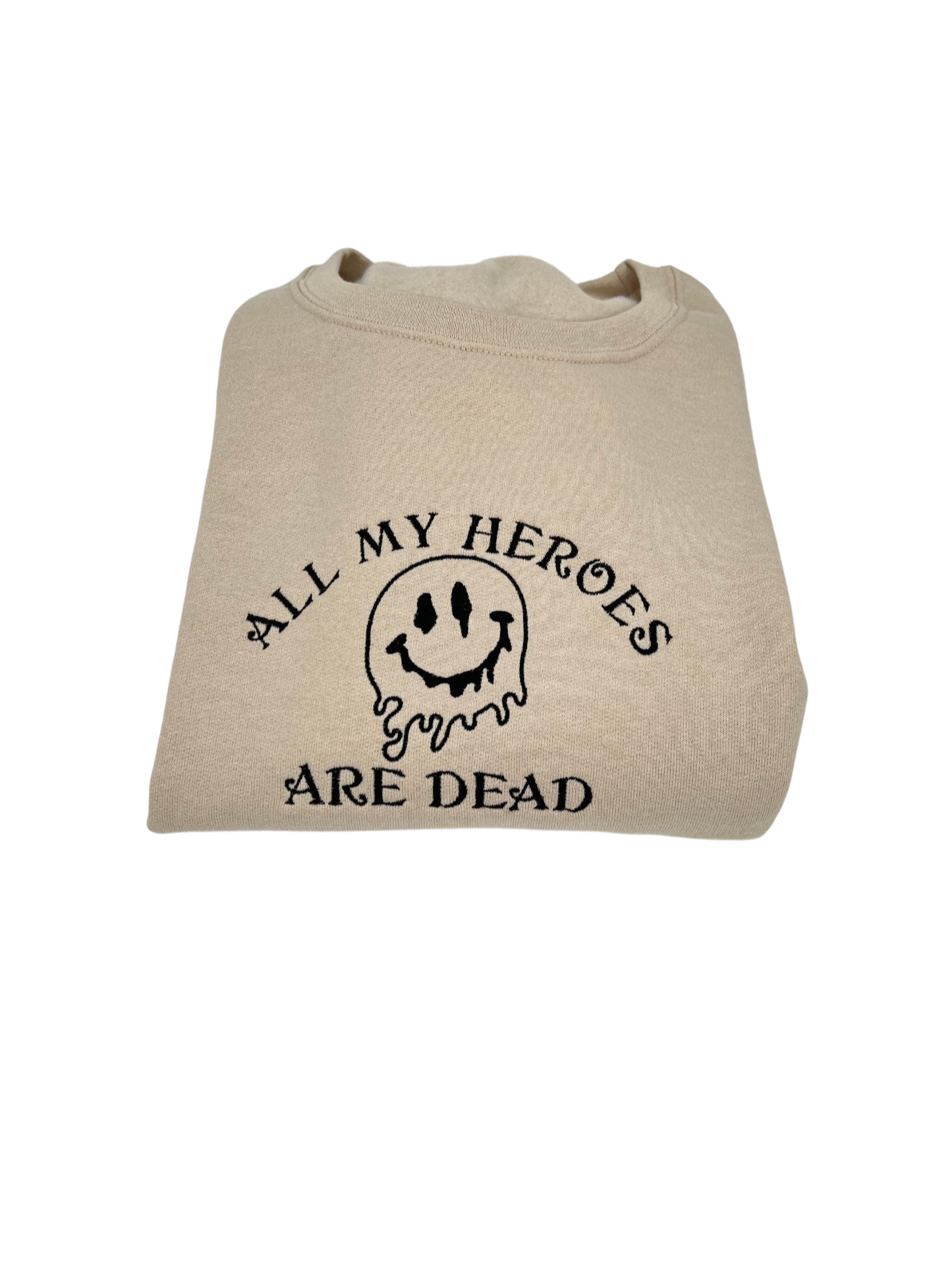 All My Heroes Are Dead Embroidered Crewneck