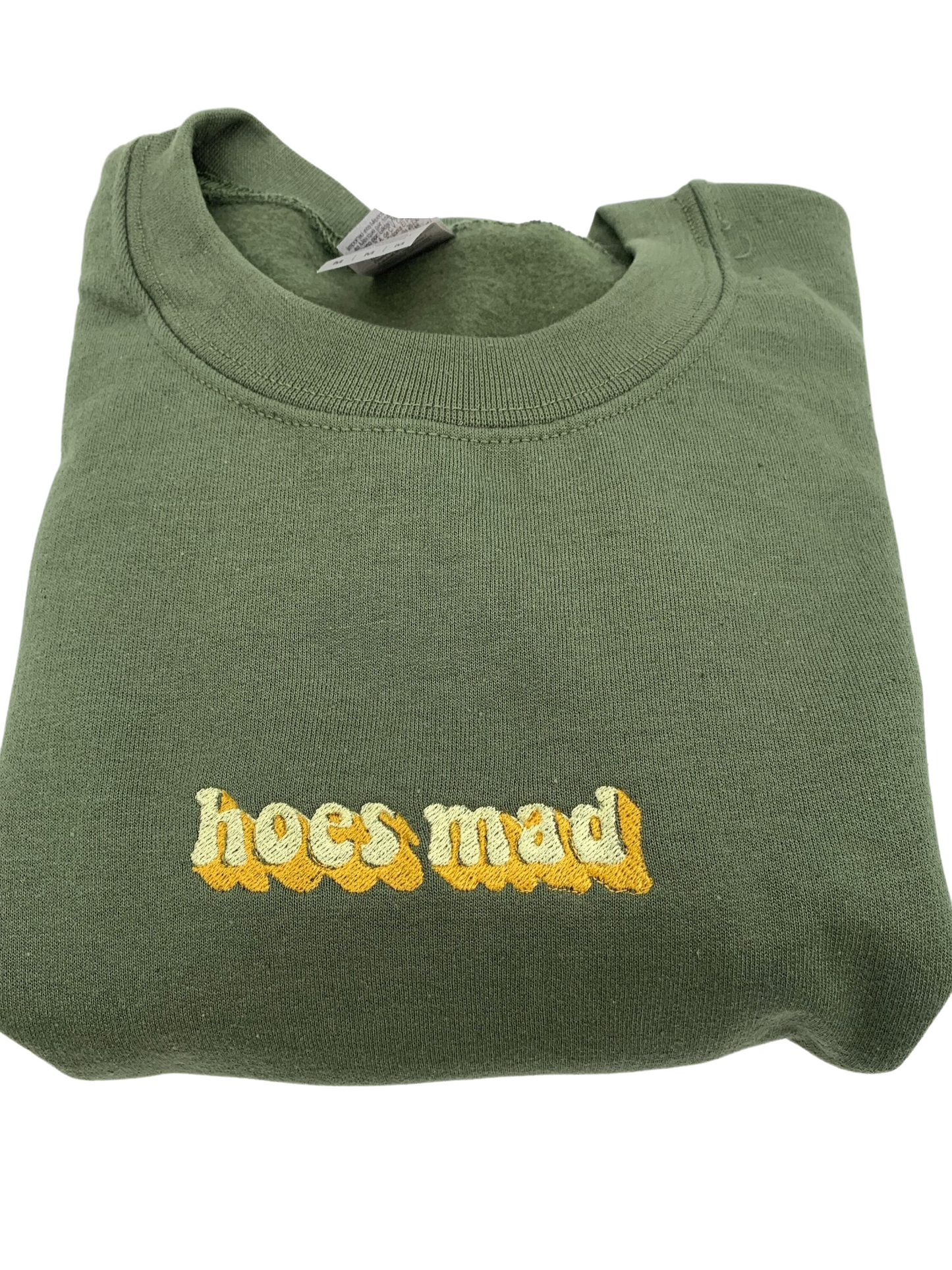 Hoes Mad Embroidered Crewneck