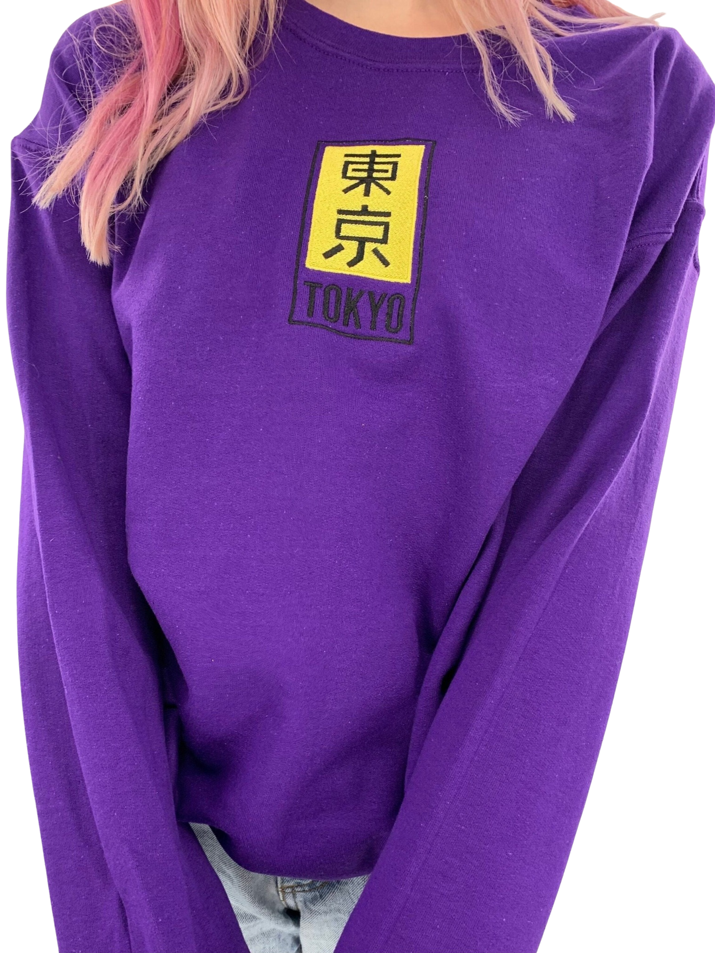 Tokyo Kanji Embroidered Crewneck