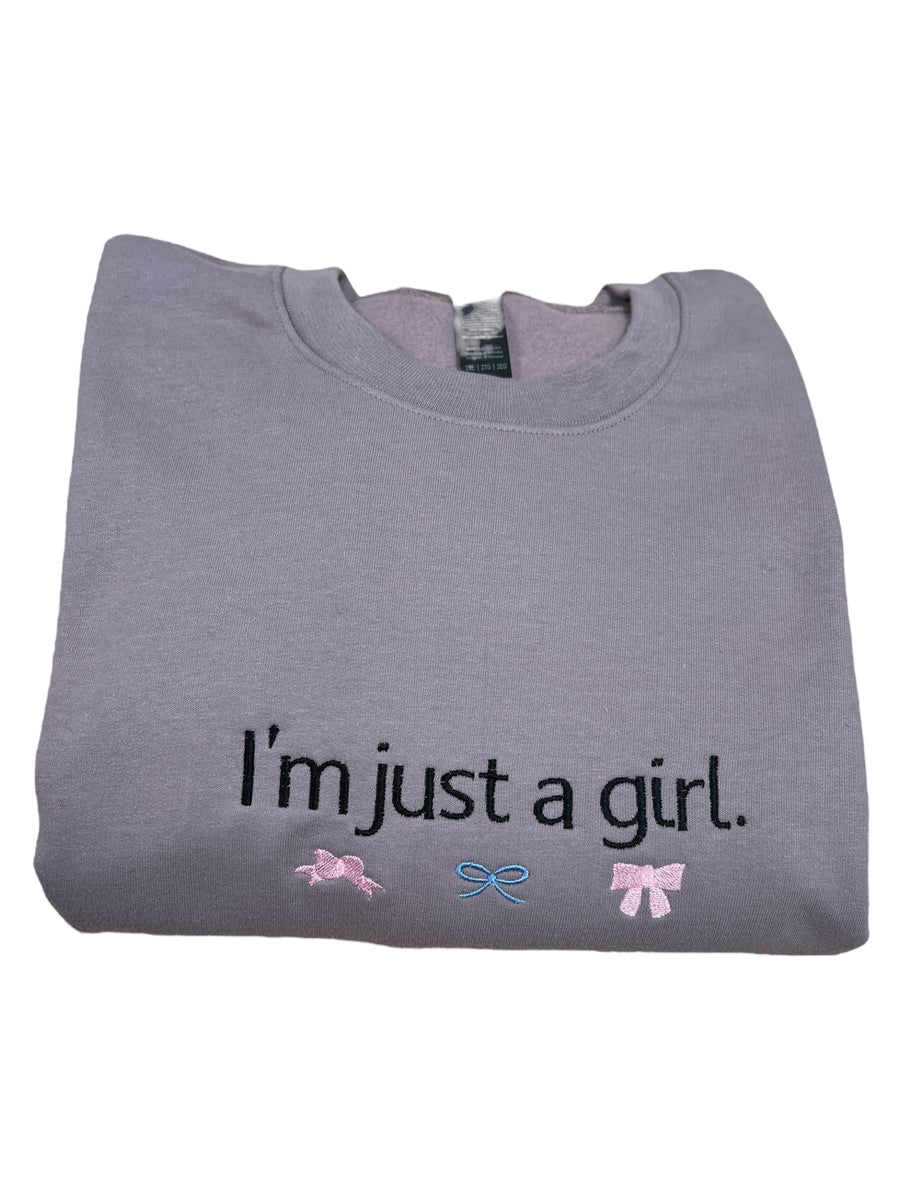 a t - shirt that says i'm just a girl