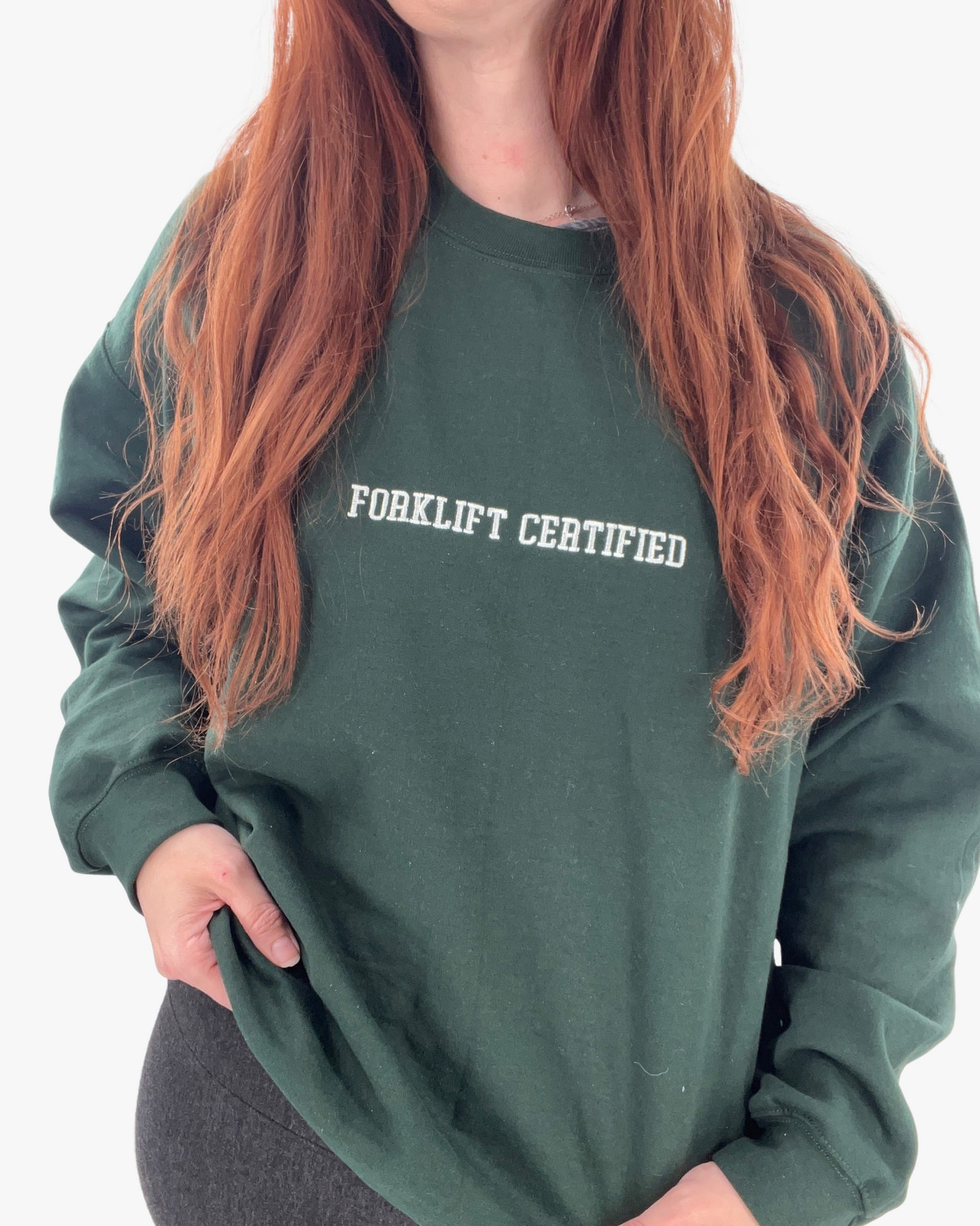 Forklift Certified Embroidered Shirt