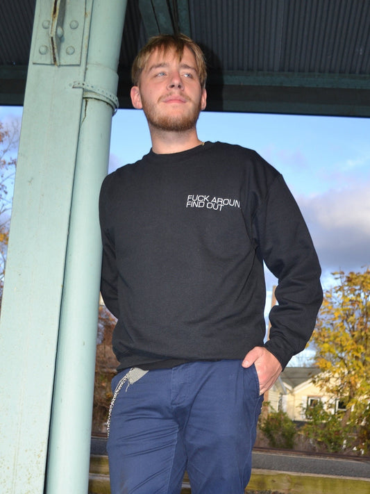 F*ck Around Find Out Embroidered Crewneck