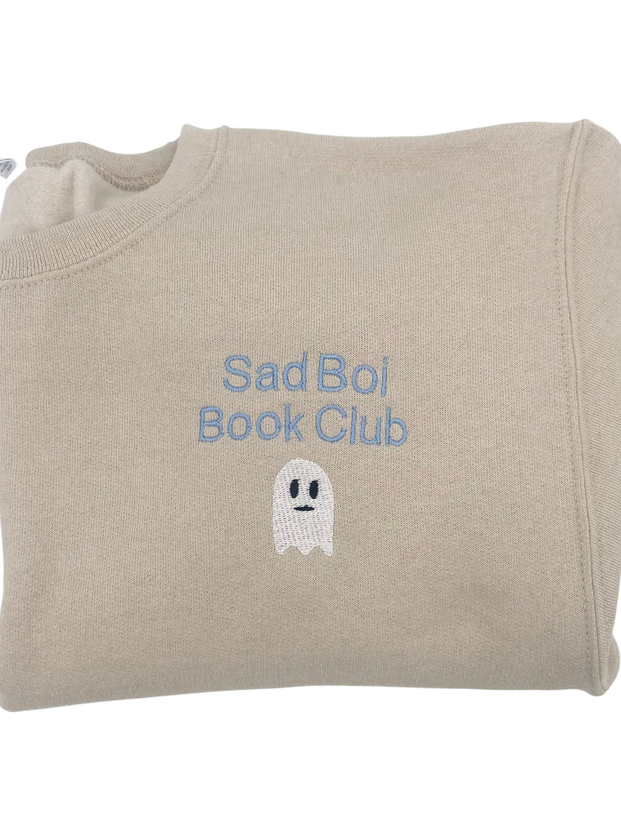 Sad Boi Book Club Crewneck Sweatshirt or Tee