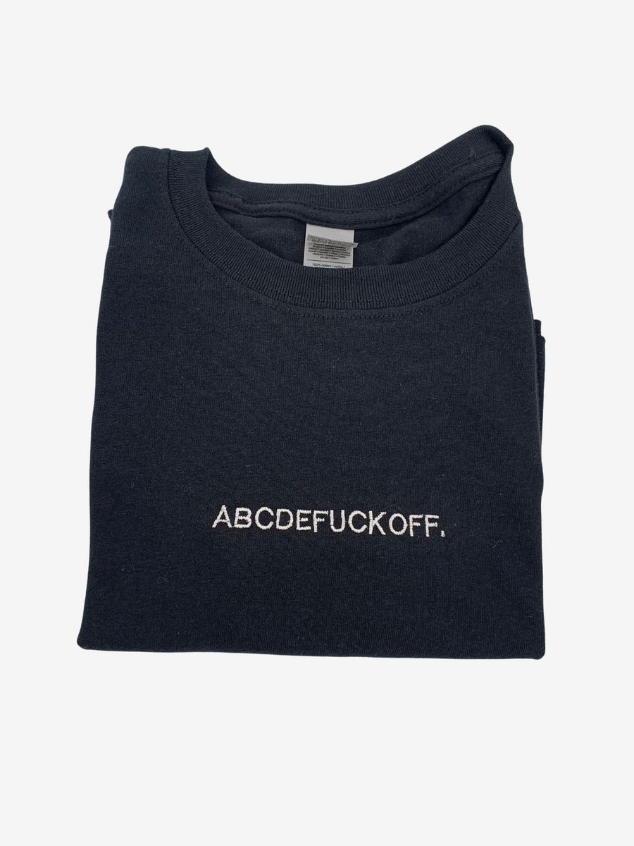 ABCDEF!CKOFF Embroidered Unisex Tee