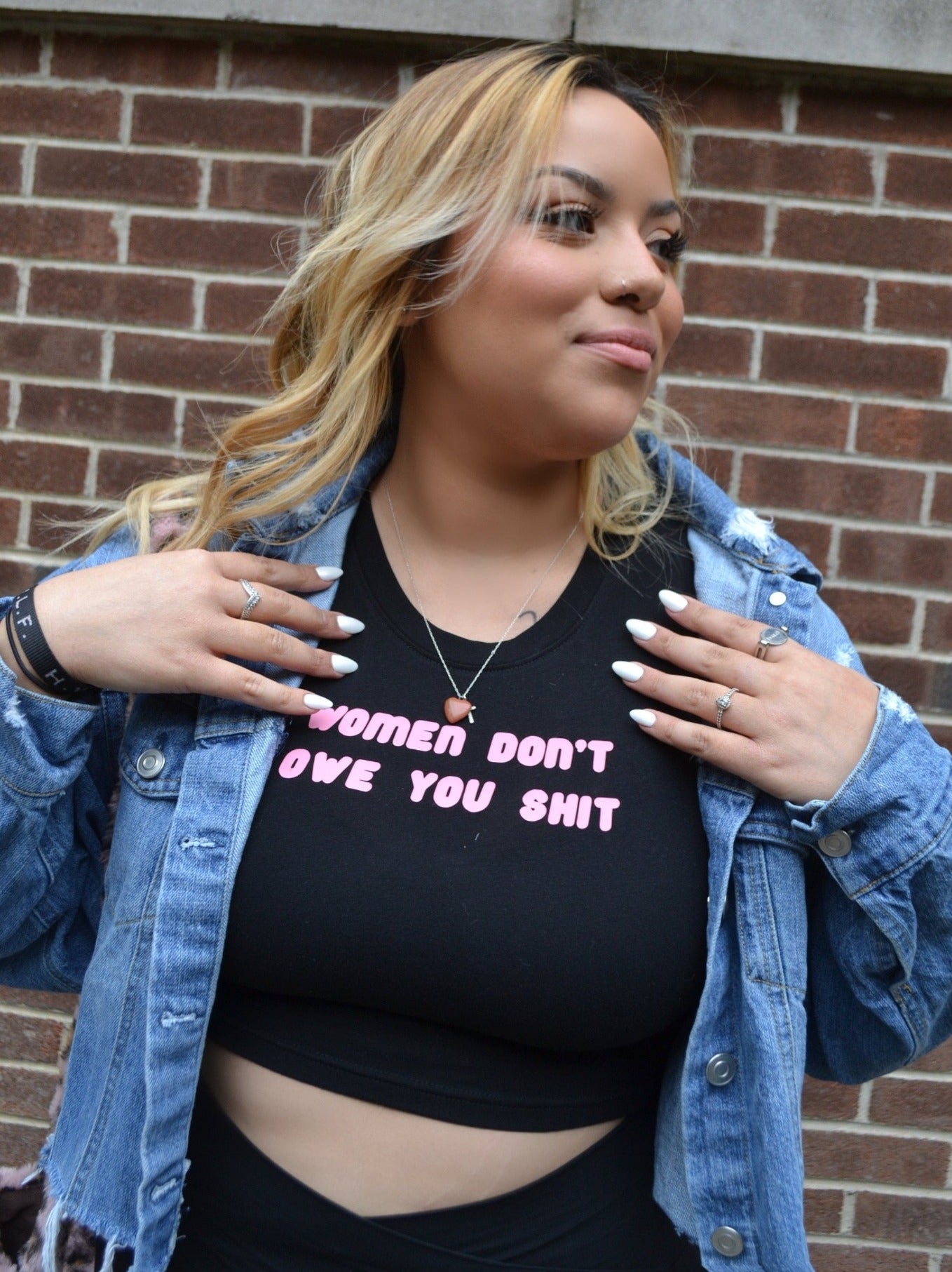 Women Don’t Owe You Shit Crop Top