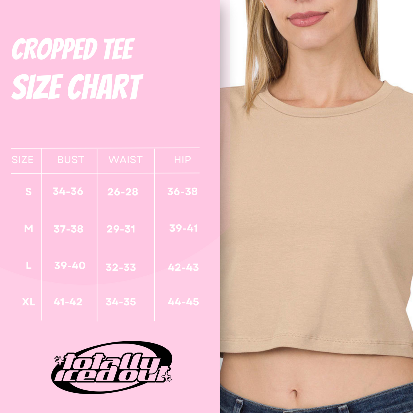 Hottest Girl In The Grocery Store Embroidered Crop Top