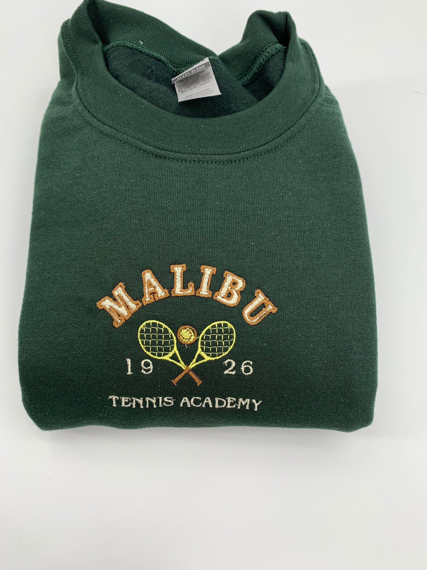 Malibu Tennis Academy Embroidered Crewneck Sweatshirt