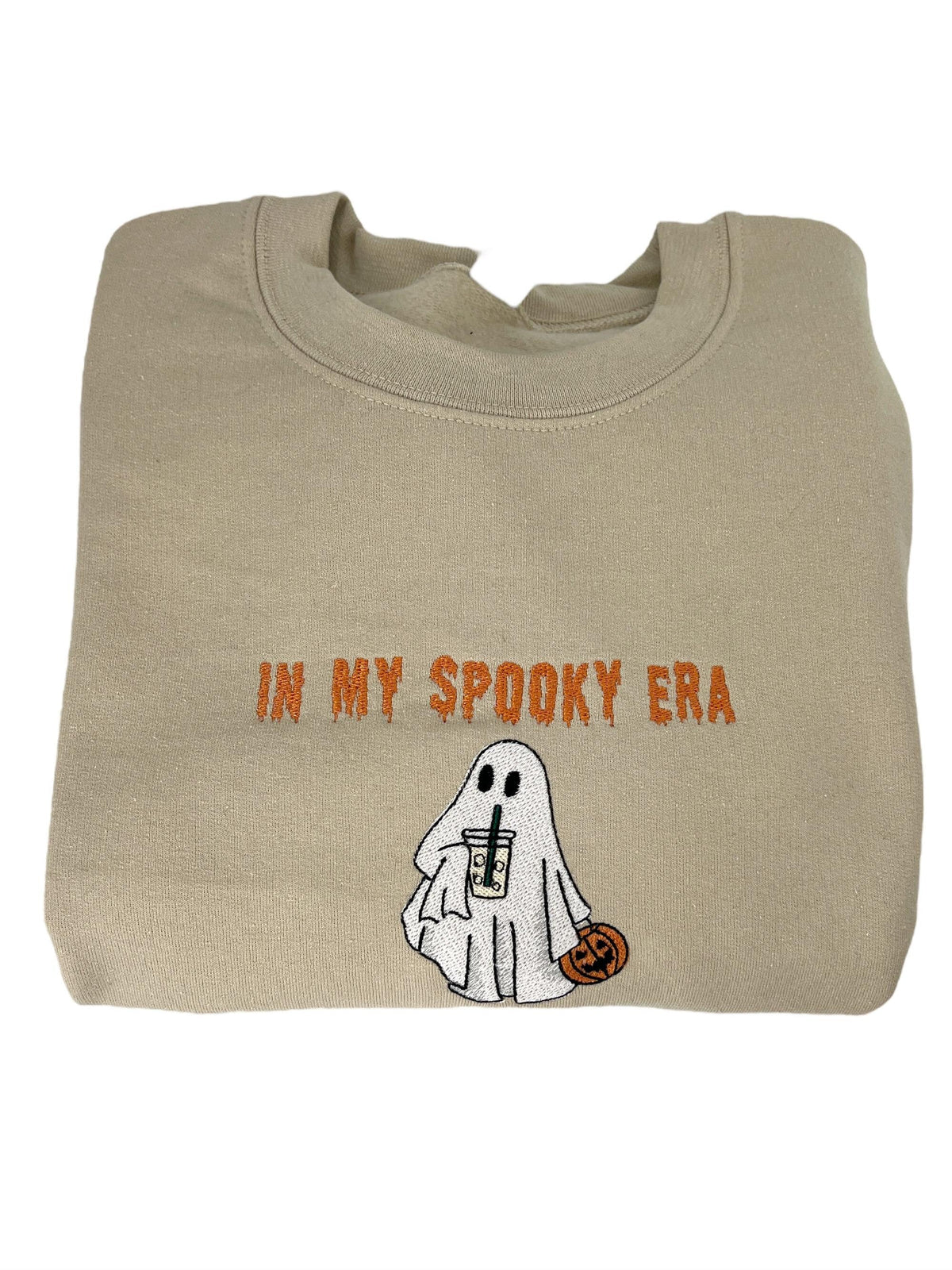 In My Spooky Era Unisex Halloween Embroidered T-Shirt or Crewneck Sweatshirt
