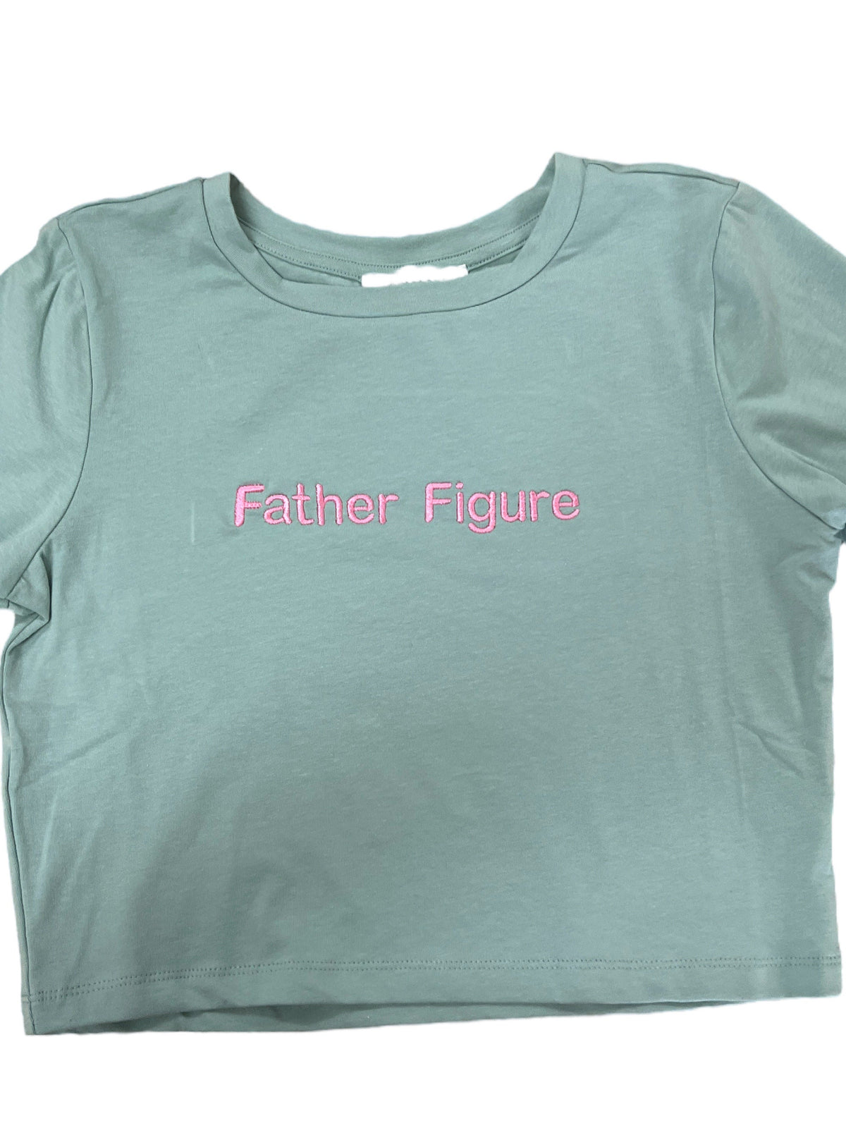 Father Figure Embroidered Crop Top