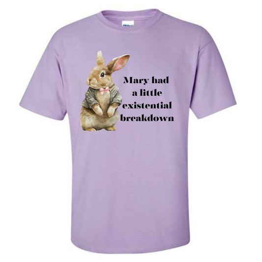 Mary Had a Little Existential Breakdown T-Shirt or Crewneck  Sweatshirt