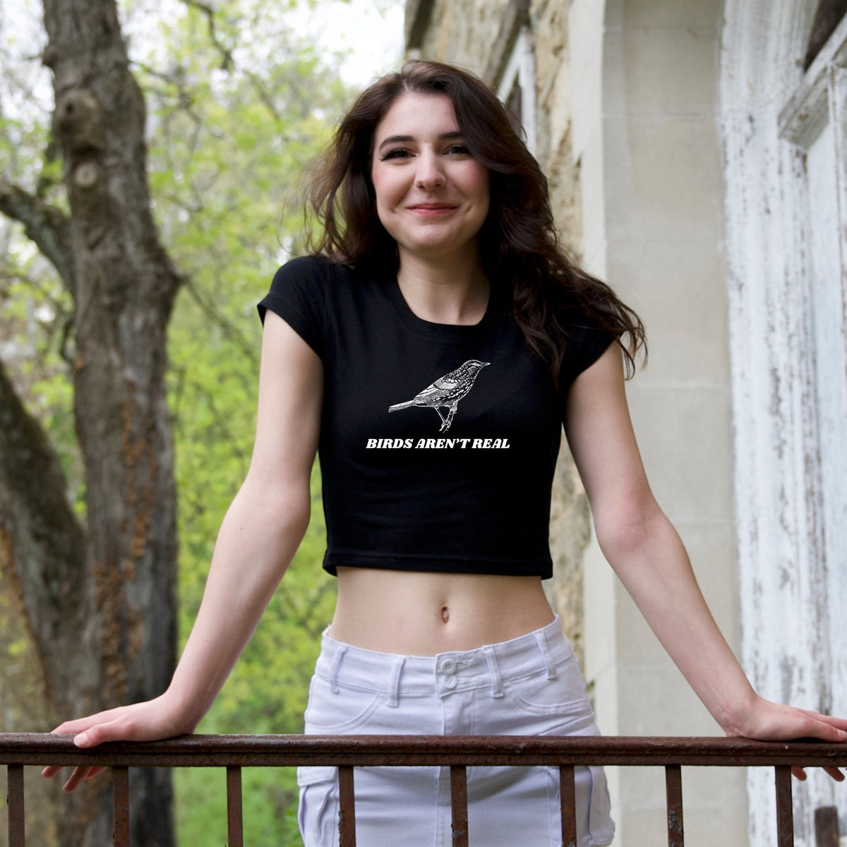 Birds Aren't Real Crop Top