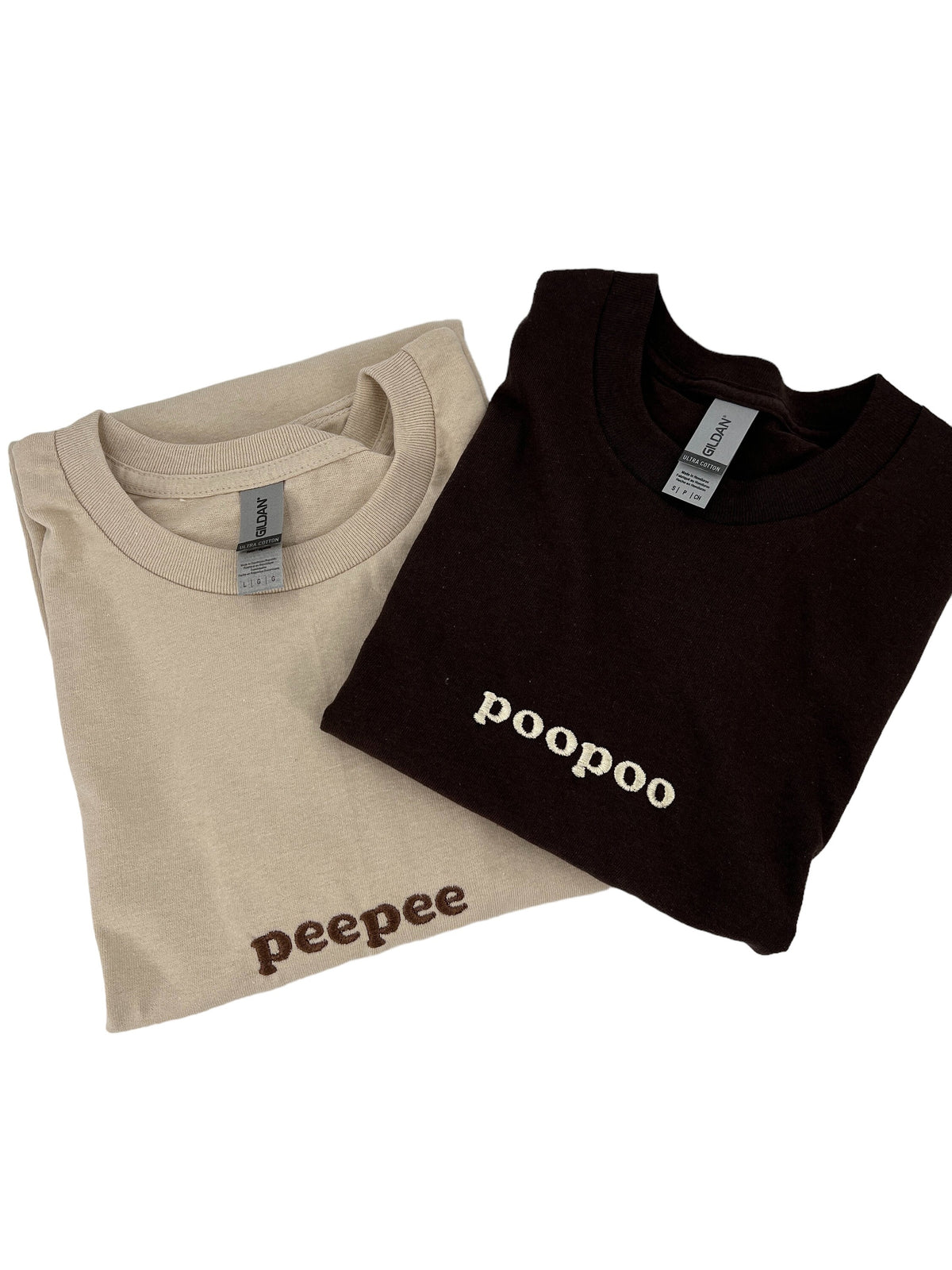 Peepee Poopoo Matching Tee Set