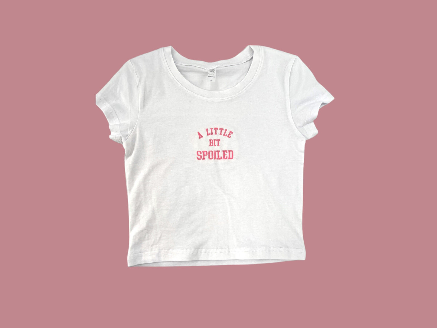 A Little Bit Spoiled Crop Top